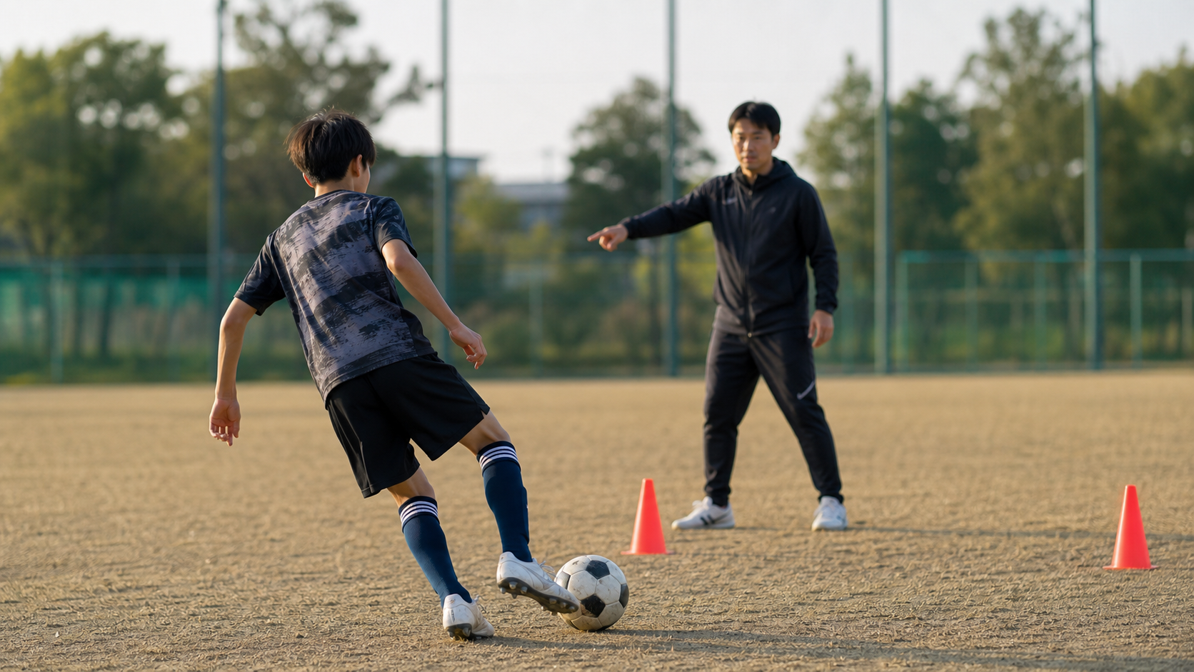 個人レッスンと足技塾の違いの練習イメージ 1