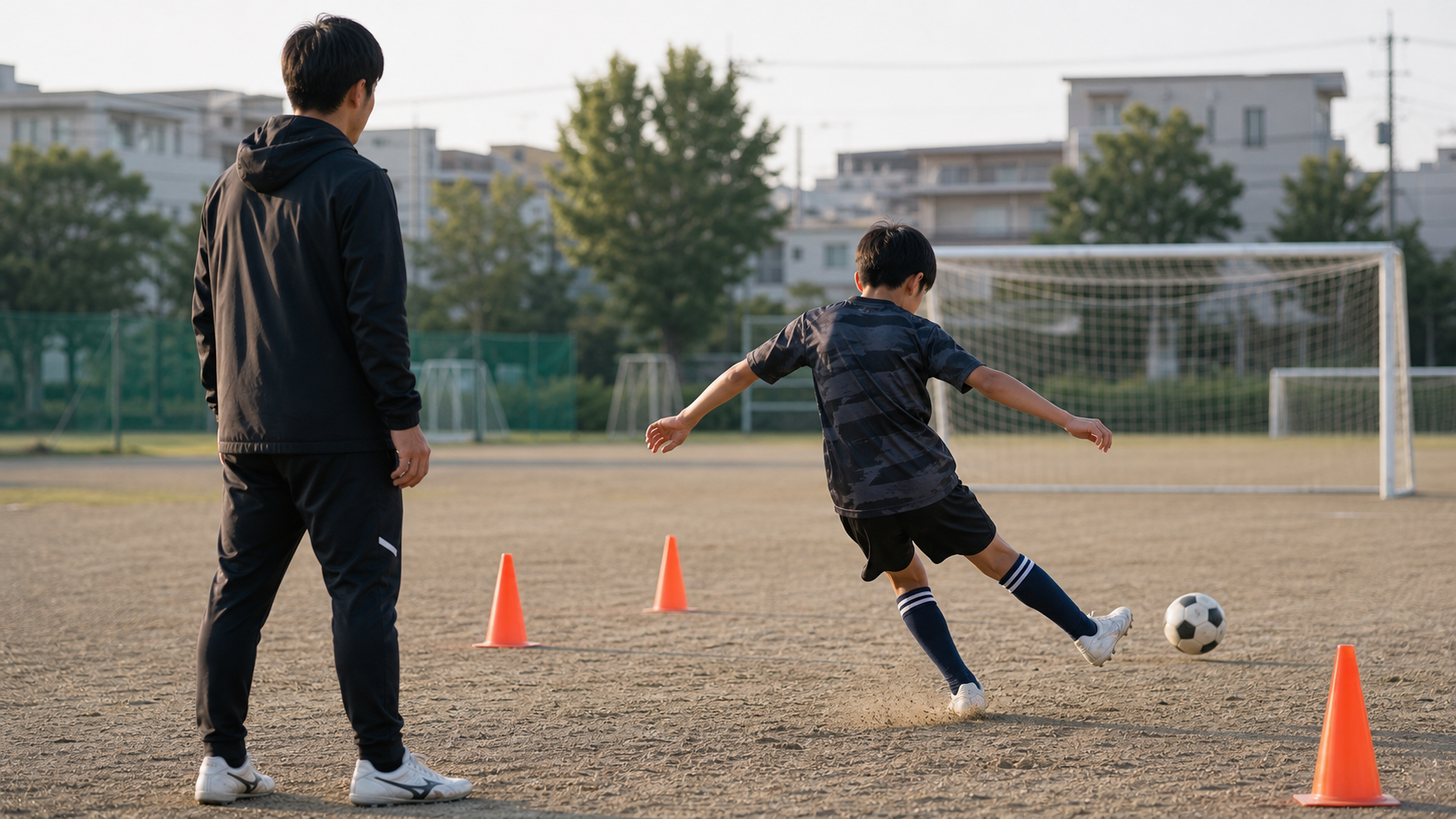 個人レッスンと足技塾の違いの練習イメージ 2